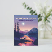 ウォータートンレイクスナショナルパークカナダアルバータカード (スタンド正面)