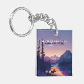 ウォータートンレイクスナショナルパークカナダアルバータカード キーホルダー (正面左)