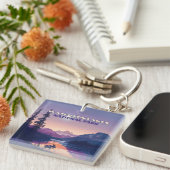 ウォータートンレイクスナショナルパークカナダアルバータカード キーホルダー (正面右)