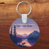 ウォータートンレイクスナショナルパークカナダアルバータカード キーホルダー (裏面)