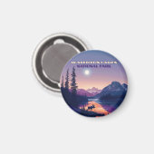 ウォータートンレイクスナショナルパークカナダアルバータカード マグネット (正面/裏面)