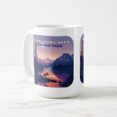 ウォータートンレイクスナショナルパークカナダアルバータ コーヒーマグカップ (正面左)