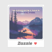 ウォータートンレイクスナショナルパークカナダアルバータ シール (シート)