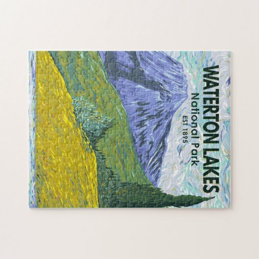 ウォータートンレイクスナショナルパークカナダトラベルヴィンテージ ジグソーパズル (横)