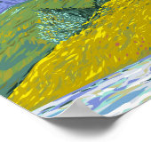 ウォータートンレイクスナショナルパークカナダトラベルヴィンテージ ポスター (角)