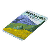 ウォータートンレイクスナショナルパークカナダトラベルヴィンテージ マグネット (左側)