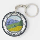 ウォータートンレイクスナショナルパークカナダバッジ キーホルダー (裏面)