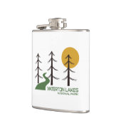ウォータートンレイクスナショナルパークトレイル フラスク (左)