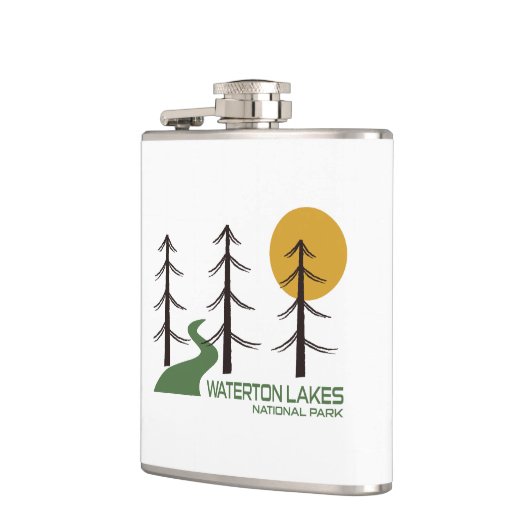 ウォータートンレイクスナショナルパークトレイル フラスク (左)