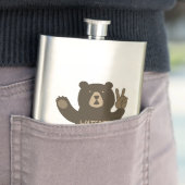 ウォータートンレイクスナショナルパークピースベア フラスク (インサイチュ)