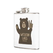 ウォータートンレイクスナショナルパークピースベア フラスク (左)