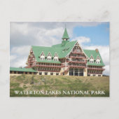ウォータートンレイクスナショナルパークホテルトラベル ポストカード (正面)