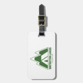 ウォータートンレイクスナショナルパークマウンテンズキャンピング ラゲッジタグ (正面縦)