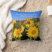 ウォータートンレイクスナショナルパーク装飾用クッション クッション (ブランケット)