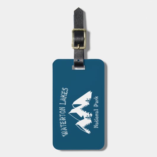 ウォータートンレイクスナショナルパーク ラゲッジタグ (正面縦)