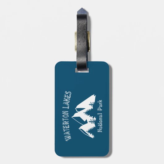 ウォータートンレイクスナショナルパーク ラゲッジタグ (裏面縦)