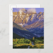 ウォータートンレイクス国立公園のレッドロックロード ポストカード (正面/裏面)