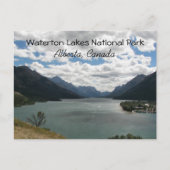 ウォータートンレイクス国立公園、カナダ旅行写真 ポストカード (正面)