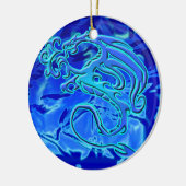 ウォータードラゴン属のオーナメント セラミックオーナメント (左)