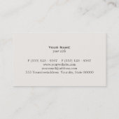 ウォータードロゴ配管機およびウォータートリートメント 名刺 (裏面)