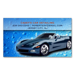 ウォータードロップの詳細を自動設定 マグネット名刺