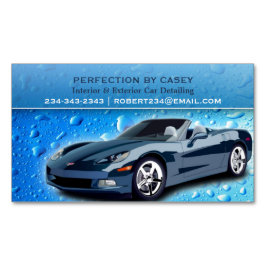 ウォータードロップの詳細を自動設定 マグネット名刺