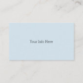 ウォータードロップ名刺 名刺 (裏面)