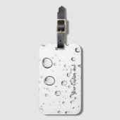 ウォータードロップ オーダーメイド 名入れ ラゲッジタグ (正面縦)