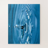 ウォータードロプレットの外観顔 ジグソーパズル (縦)