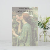 ウォーターハウスによるバラの私の甘いバラ、か精神 便箋 (スタンド正面)