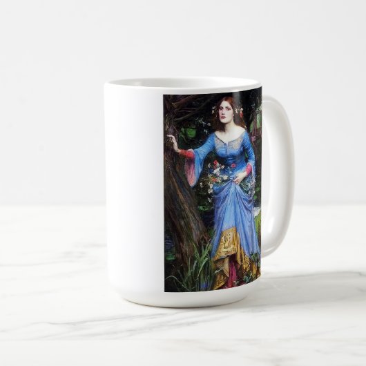 ウォーターハウスのオフェリアのマグ コーヒーマグカップ (正面右)