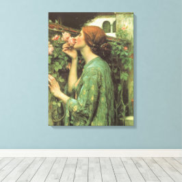 ウォーターハウスの「私の可愛いバラ」または「バラの魂」 キャンバスプリント