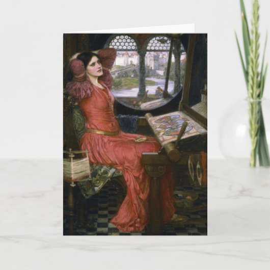 ウォーターハウスのShalottの女性 カード (正面)