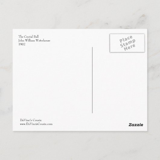 ウォーターハウスはがき ポストカード (裏面)