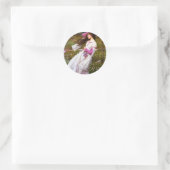 ウォーターハウスウィンドフラワーステッカー ラウンドシール (バッグ)