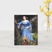 ウォーターハウスオフェリア カード (黄色い花)