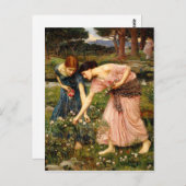 ウォーターハウスギャザーイエローズブズポストカード ポストカード (正面/裏面)