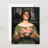 ウォーターハウスギャザーイエローズブズポストカード ポストカード (正面/裏面)