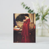 ウォーターハウスザクリスタルボールポストカード ポストカード (スタンド正面)