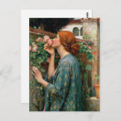 ウォーターハウスザソウルのバラはがき ポストカード (正面/裏面)