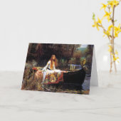 ウォーターハウスザレディーオブシャロットグリーティングカード カード (黄色い花)