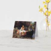 ウォーターハウスザレディーオブシャロット カード (黄色い花)