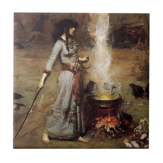 ウォーターハウスザ魔法サークルタイル タイル (正面)