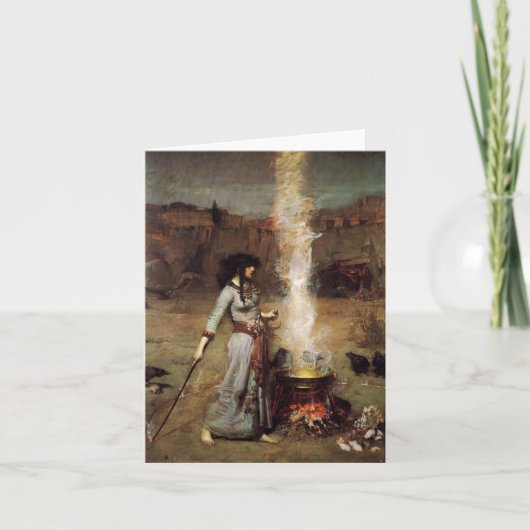 ウォーターハウスザ魔法サークルノートカード カード (正面)