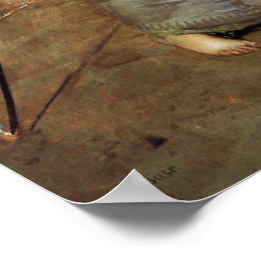 ウォーターハウスザ魔法サークルポスター ポスター (角)