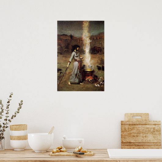 ウォーターハウスザ魔法サークルポスター ポスター (キッチン)