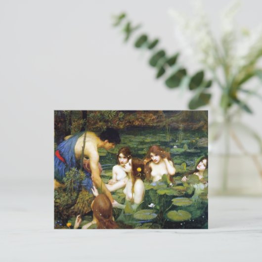 ウォーターハウスハイラスアンドザニンフ招待状 招待状 (スタンド正面)