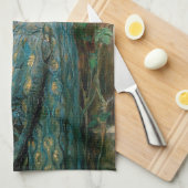 ウォーターハウスバラの台所タオルの精神 キッチンタオル (四つ折り)