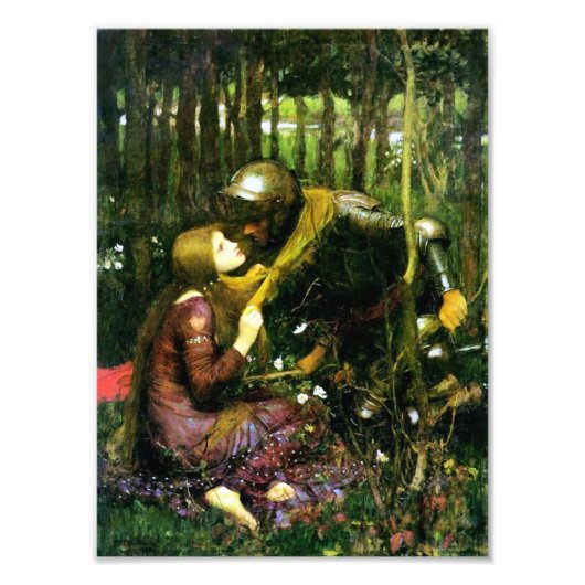 ウォーターハウスビューティフルウーマンウィズウィズ慈悲プリント フォトプリント (正面)