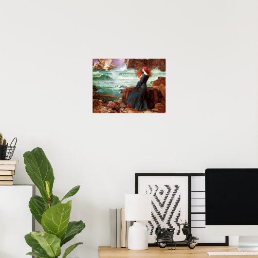 ウォーターハウスミランダザテンプストポスター ポスター (ホームオフィス)